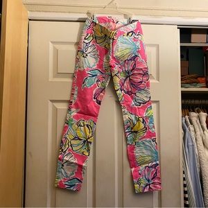 Lilly Pulitzer Hot Pink Printed Pant